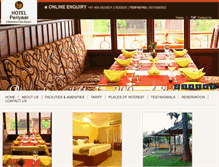 Tablet Screenshot of hotelperiyaar.com